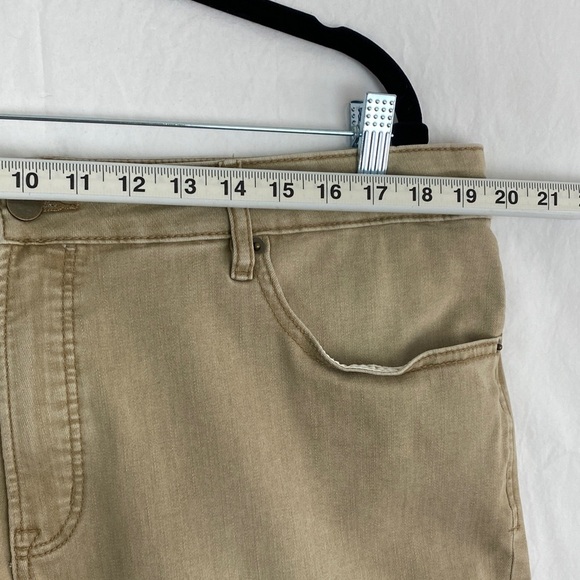 R Jeans The Curvy Super High Rise Jeans Tan Colour 36 Petites - Picture 5 of 10